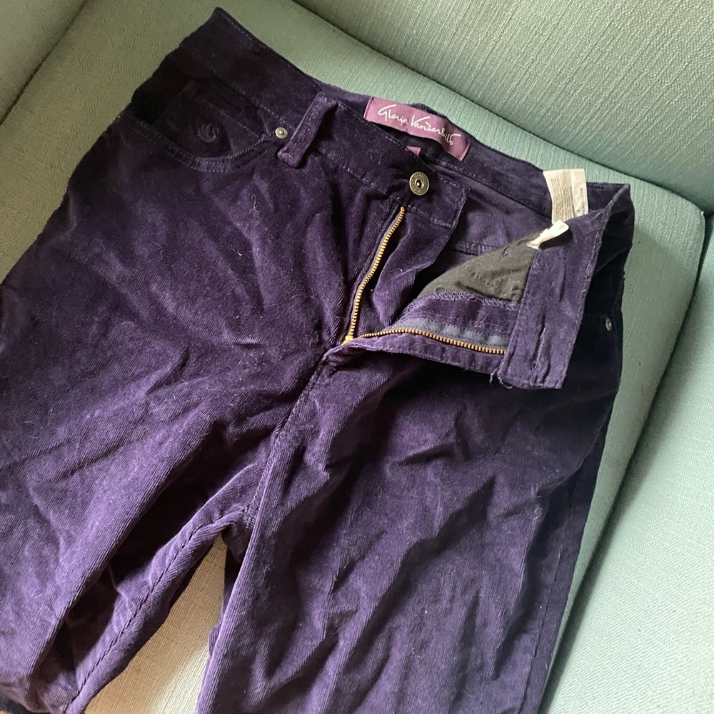 Purple Corduroy Pants